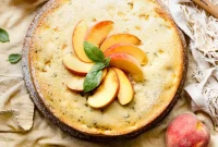 Basil Peach Ricotta Cake Recipe — Fresh Summer Dessert