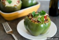 Quinoa and Eggplant Stuffed Bell Peppers for Flavorful Dinners