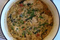 Creamy One-Pot Chicken and Orzo Bake: Comforting Weeknight Meal