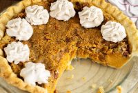 Southern Sweet Potato Pie with Crunchy Crumble Topping