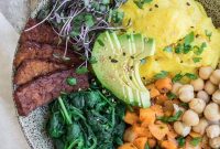 Protein-Packed Vegan Breakfast Bowl with Tempeh Bacon