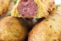 Crispy Air Fryer Corn Dogs Recipe (Homemade)