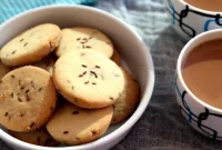 Cumin Shortbread Cookies (Jeera Biscuits)