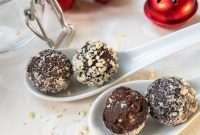 Orange Marmalade Truffles with Dark Chocolate and Liqueur
