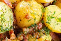 Potato Bliss: Boiled Baby Potatoes in Bacon Butter Sauce