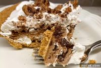 No-Bake Chocolate Chip Cookie Icebox Pie Recipe