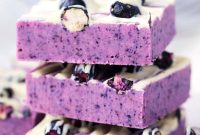 Creamy No-Bake Blueberry Fudge Recipe