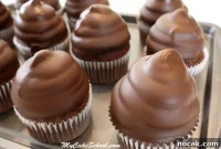 Hi-Hat Cupcakes with Crisp Chocolate Shell Recipe