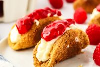 Raspberry Cheesecake Tacos: Creamy Dessert Taco Recipe