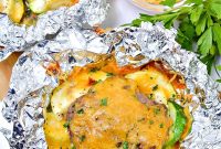 Keto Cheeseburger Foil Packets for Air Fryer Cooking