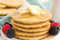 Fluffy Oat Flour Pancakes Recipe for Light, Tender Stacks