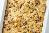 Salted Caramel Cinnamon Roll Casserole Recipe for Brunch