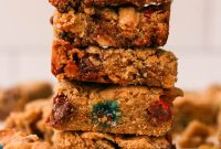 Leftover Halloween Candy Cookie Bars Recipe for Using Candy Up