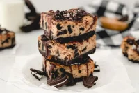 Peanut Butter Oreo Cheesecake Bars Recipe — Creamy No-Bake Treat