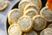 Lemon Poppy Seed Shortbread Cookies Recipe for Zesty Crumbly Treats