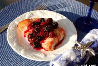 Grilled Salmon with Wild Blackberry Sauce Recipe