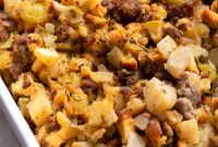 Sausage and Apple Stuffing Recipe for Holiday Feasts