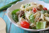 Creamy Chicken Caesar Pasta Salad Recipe for Summer Meals