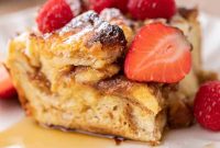 Brioche French Toast Casserole Baked in the Oven