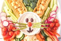 How to Make an Easter Bunny Veggie Tray