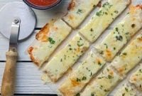 Cheesy Garlic Italian Dunkers Made with Pizza Dough