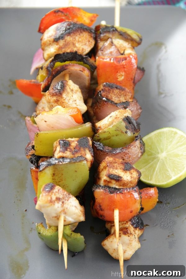 Zesty Chili Lime Chicken Skewers with Grilled Veggies 5 Chili Lime Chicken Kebabs