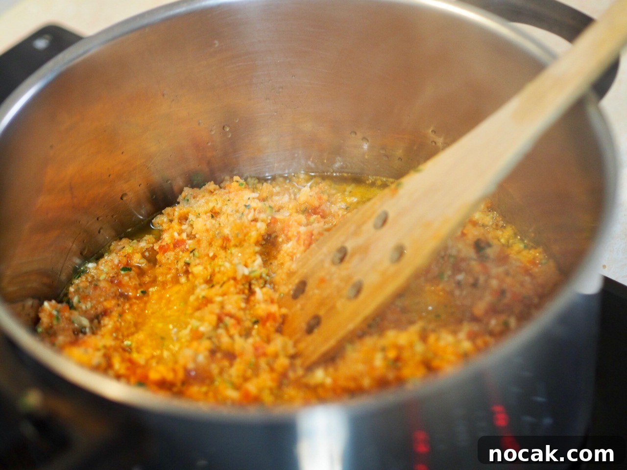 Creamy Five Vegetable and Salami Fusilli Pasta