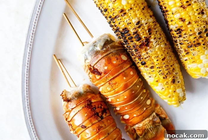 Grilled lobster