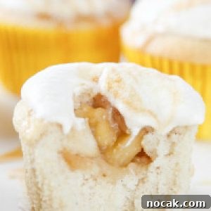 Apple Pie Cupcakes with Cinnamon Streusel and Caramel Drizzle 5 img 11414 4