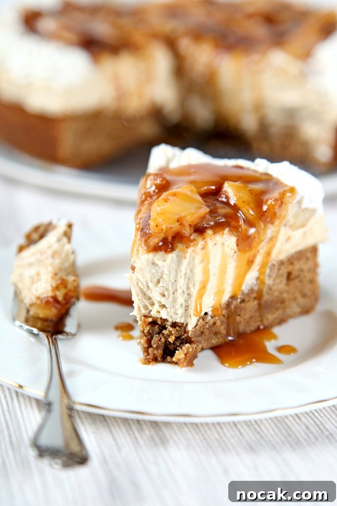 Apple Pie Cupcakes with Cinnamon Streusel and Caramel Drizzle 7 Caramel Apple Cheesecake
