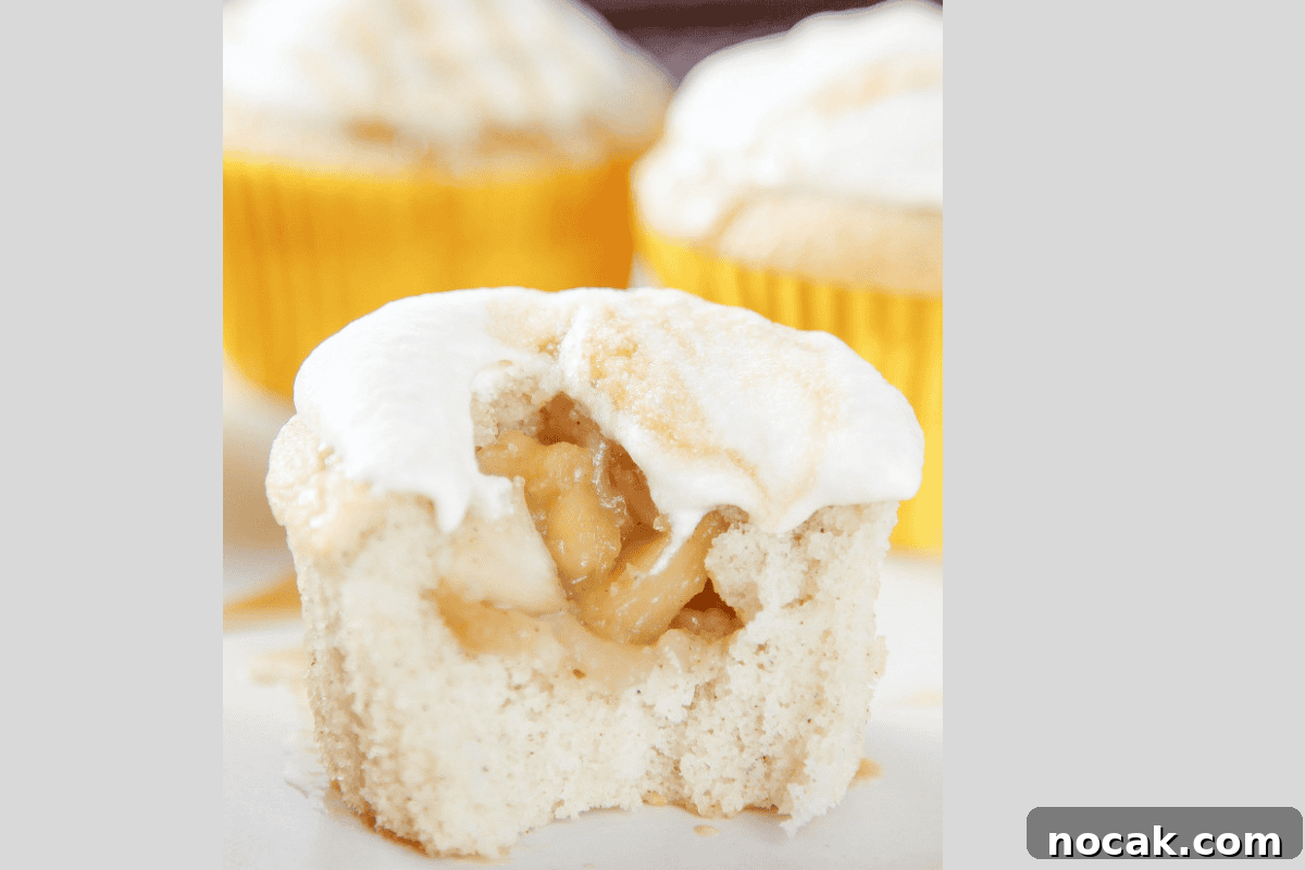 Apple Pie Cupcakes with Cinnamon Streusel and Caramel Drizzle 10 img 11414 9
