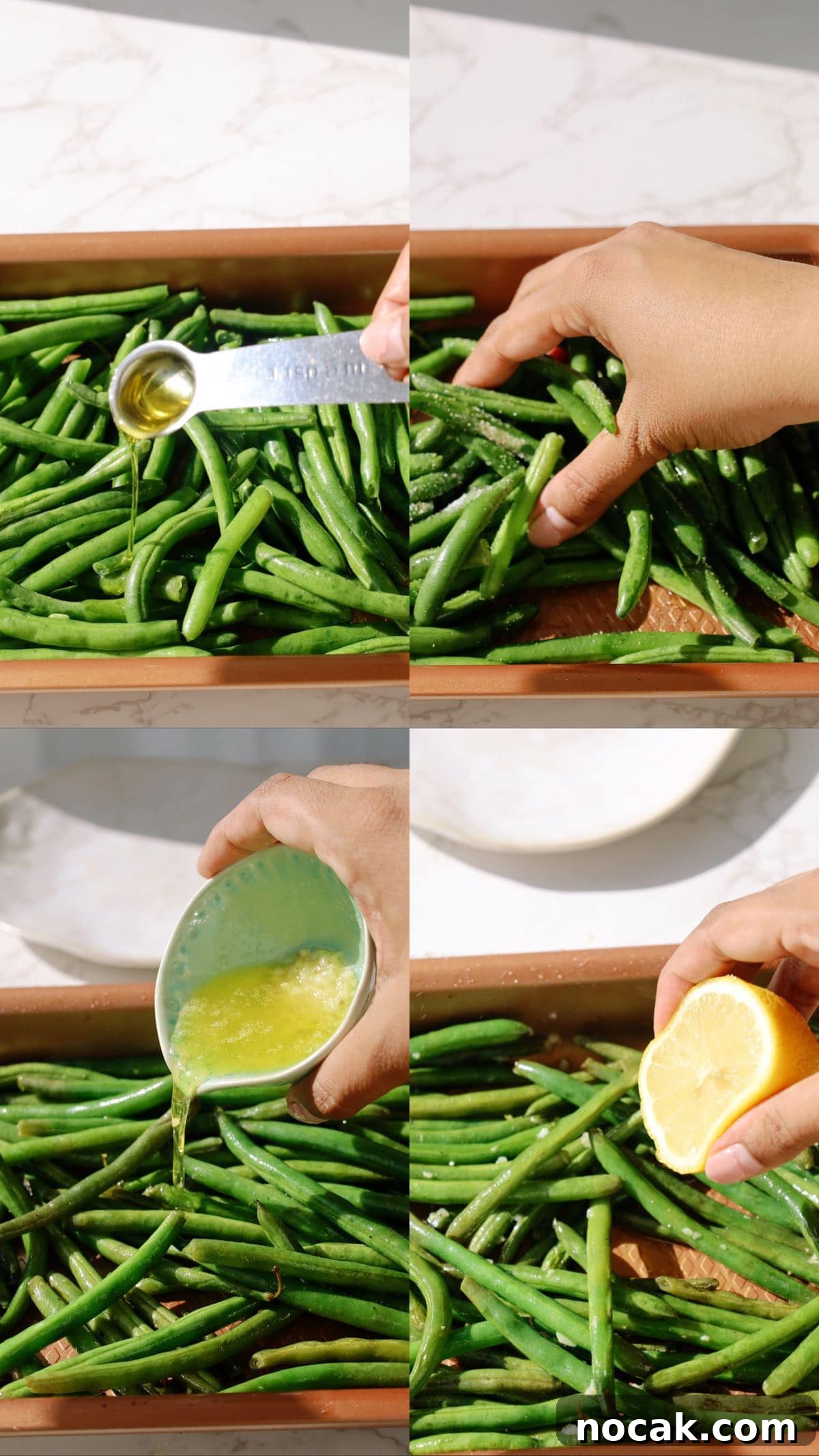 Garlic Butter Green Beans in the Air Fryer: Crispy & Sautéed 4 how to make air fryer green beans