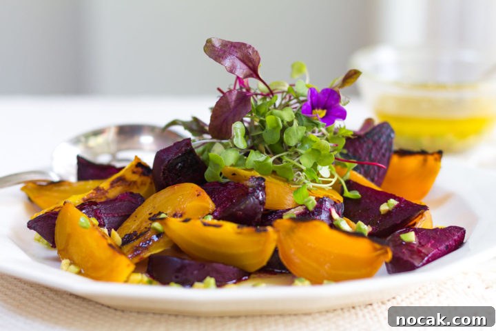 Tender Steamed Baby Beets in Garlic-Scape Vinaigrette 10 Additional beet salad image