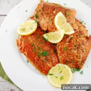 Lemon Butter Seared Salmon with Crispy Skin Recipe 2 lemon butter salmon