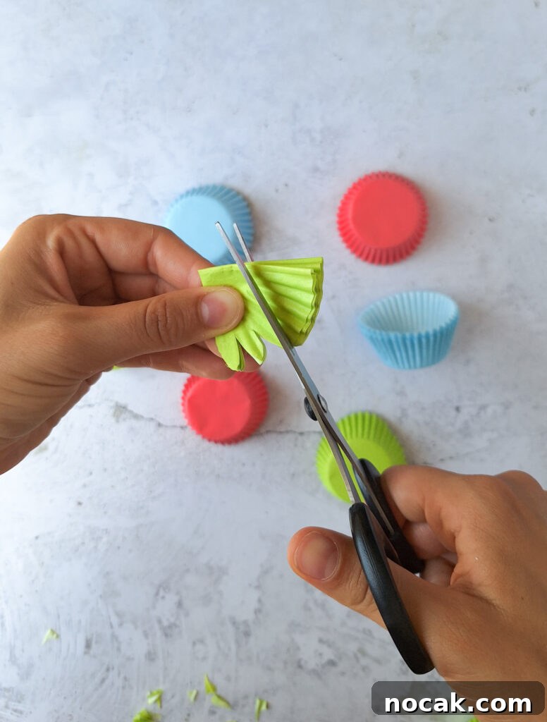DIY Cupcake Liner Flowers: Step-by-Step Paper Flower Craft Tutorial 6 img 148723 5