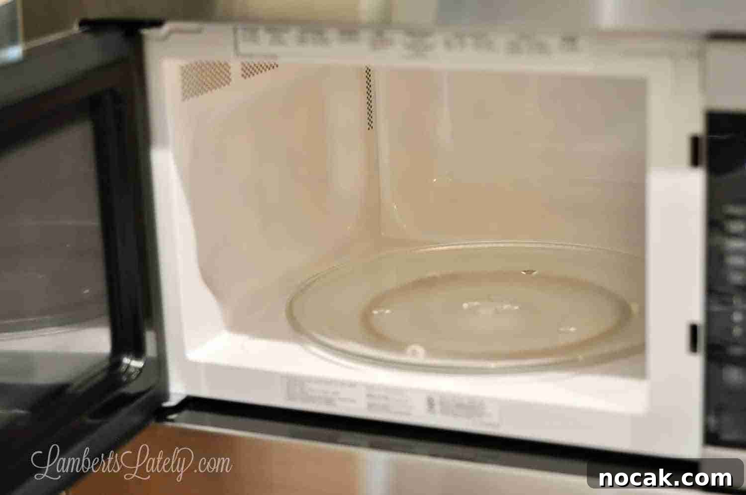 Clean Your Microwave Quickly Using Vinegar and Water 2 This posts shows how to clean a microwave the easy way - simply use vinegar and water!