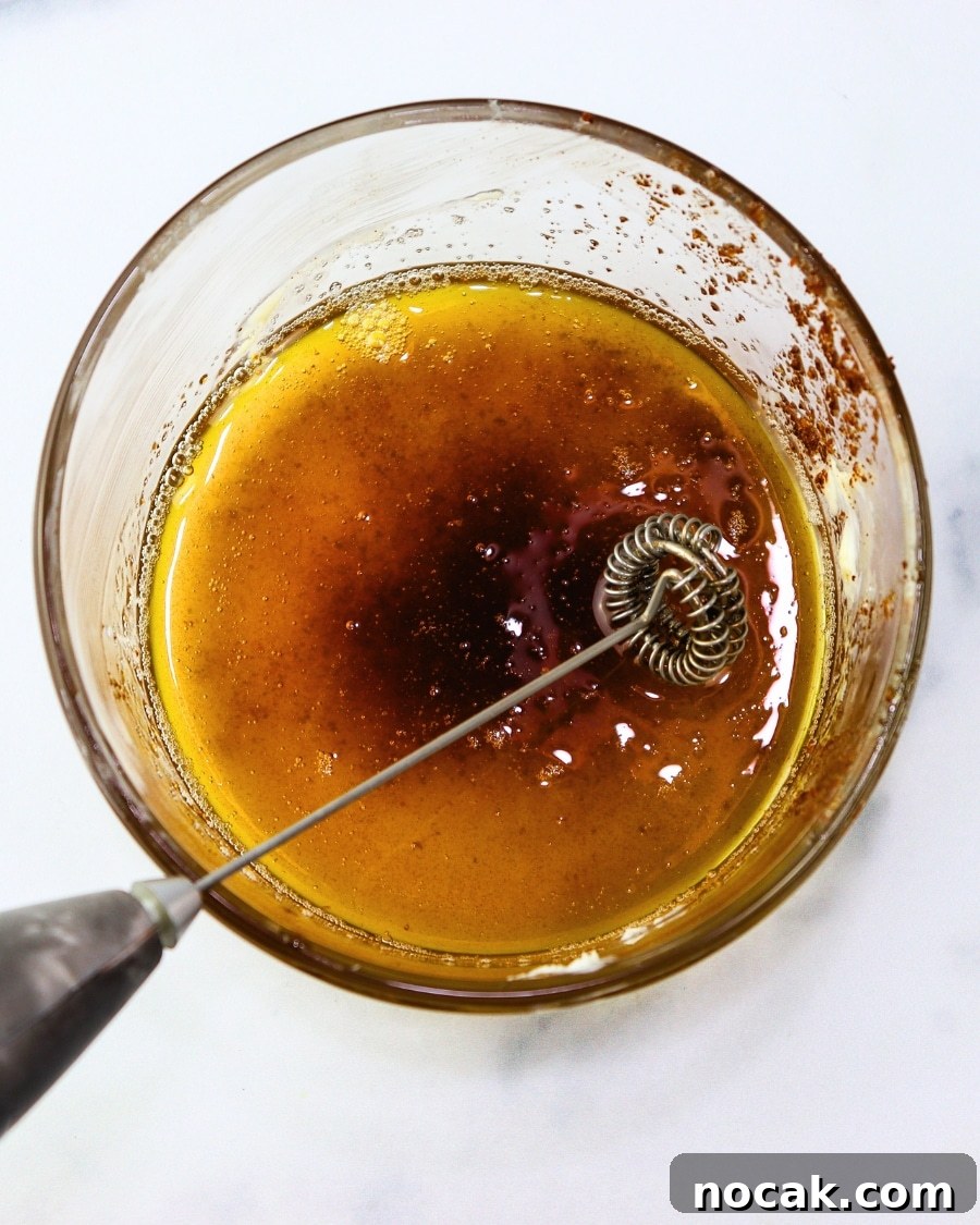 Whipped brown butter variation
