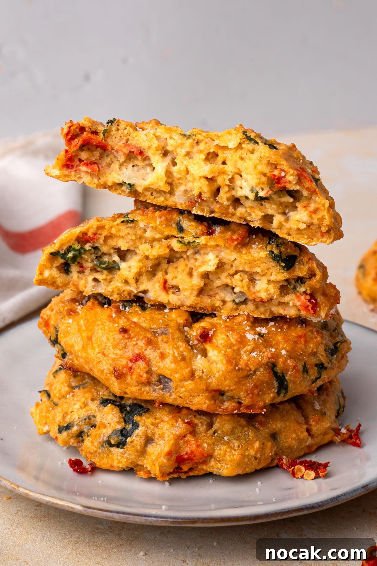 27 High-Protein Fall Snacks to Help You Build Muscle 4 High Protein Sun-Dried Tomato Biscuits