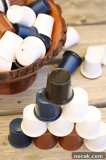 25 Clever Ways to Reuse Keurig K-Cups for Crafts & Home Use 7 bowl of k cups for play