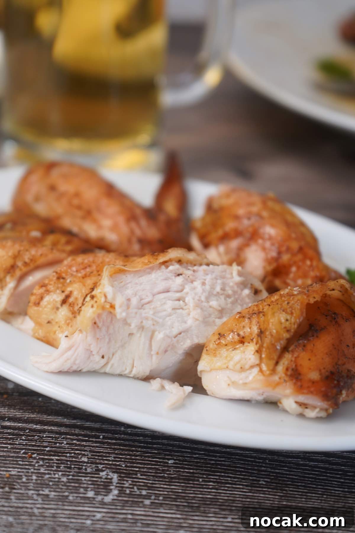 Juicy Smoked Whole Chicken Recipe for Tender, Flavorful Results 3 Juicy Chicken breast after smoked