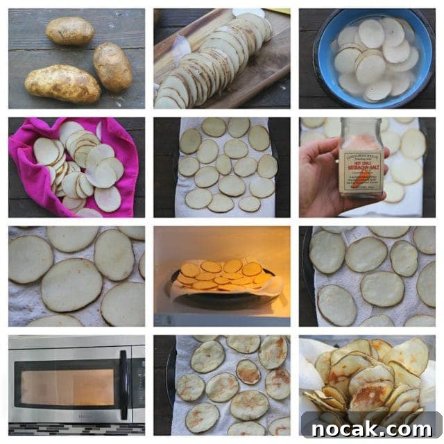 Crispy Microwave Potato Chips in Minutes: Homemade Recipe 5 Microwave Potato Chips
