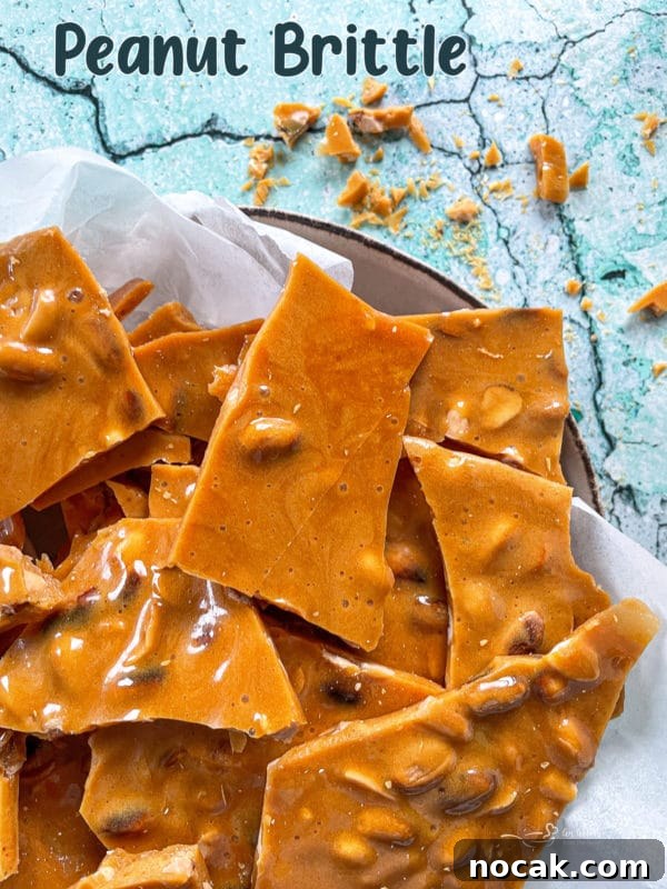 Classic Crunchy Peanut Brittle Recipe for Homemade Candy 16 peanut brittle