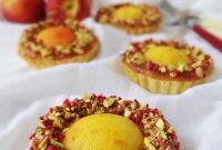 Peach, Pistachio and Rose Tarts: Summer Fruit Pastry Recipe