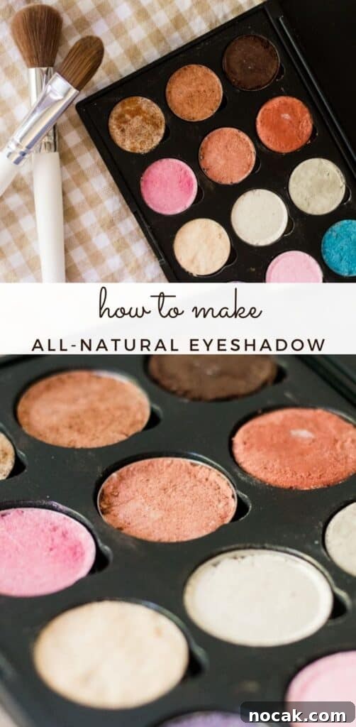 DIY Natural Makeup Recipes: Homemade Cosmetics for Glowing Skin 5 homemade eyeshadow pallette