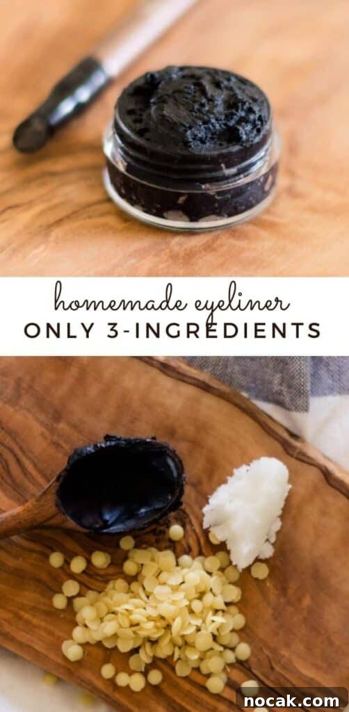 DIY Natural Makeup Recipes: Homemade Cosmetics for Glowing Skin 6 Homemade eyeliner recipe