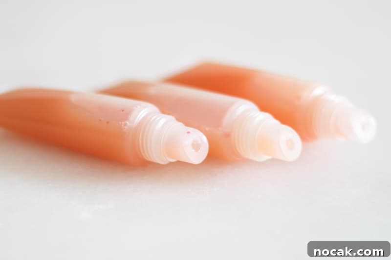 DIY Natural Makeup Recipes: Homemade Cosmetics for Glowing Skin 9 three tubes of pink lip gloss