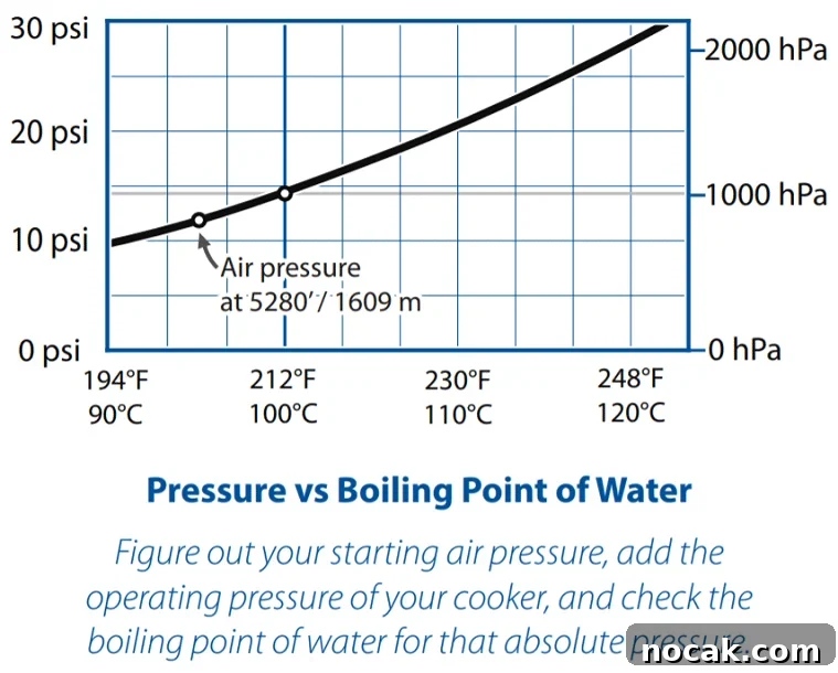 How Pressure Cookers Work: Science, Benefits, and Tips 3 Graph of Pressure vs. Boiling Point of Water