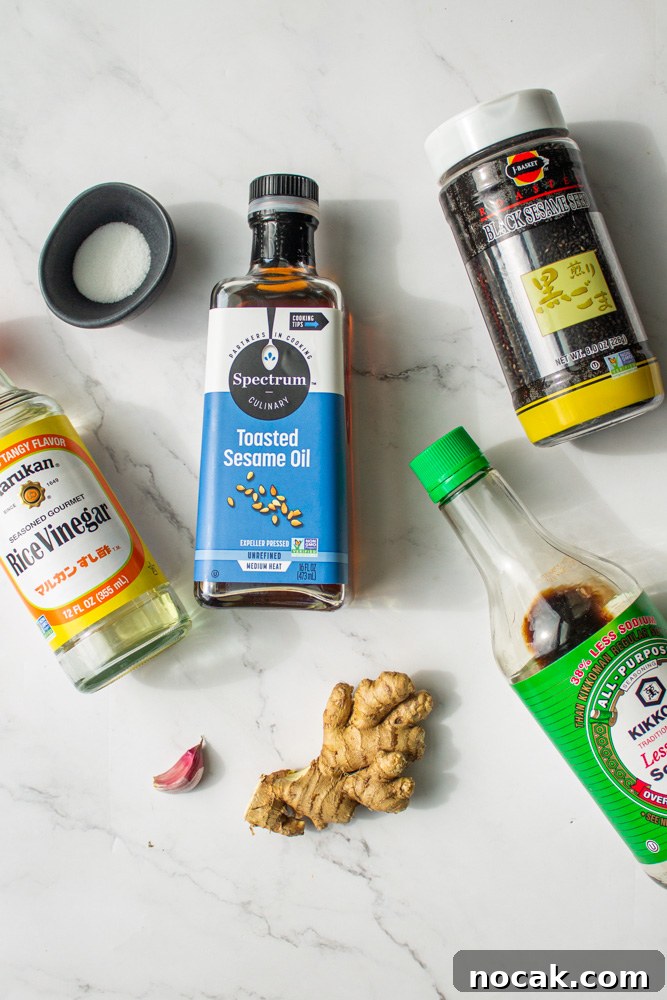 Ginger Dressing Ingredients