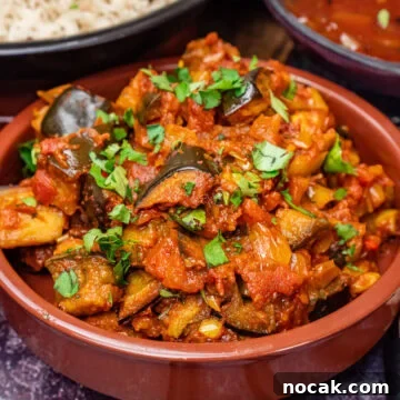 Brinjal Bhaji-Indian Aubergine Curry