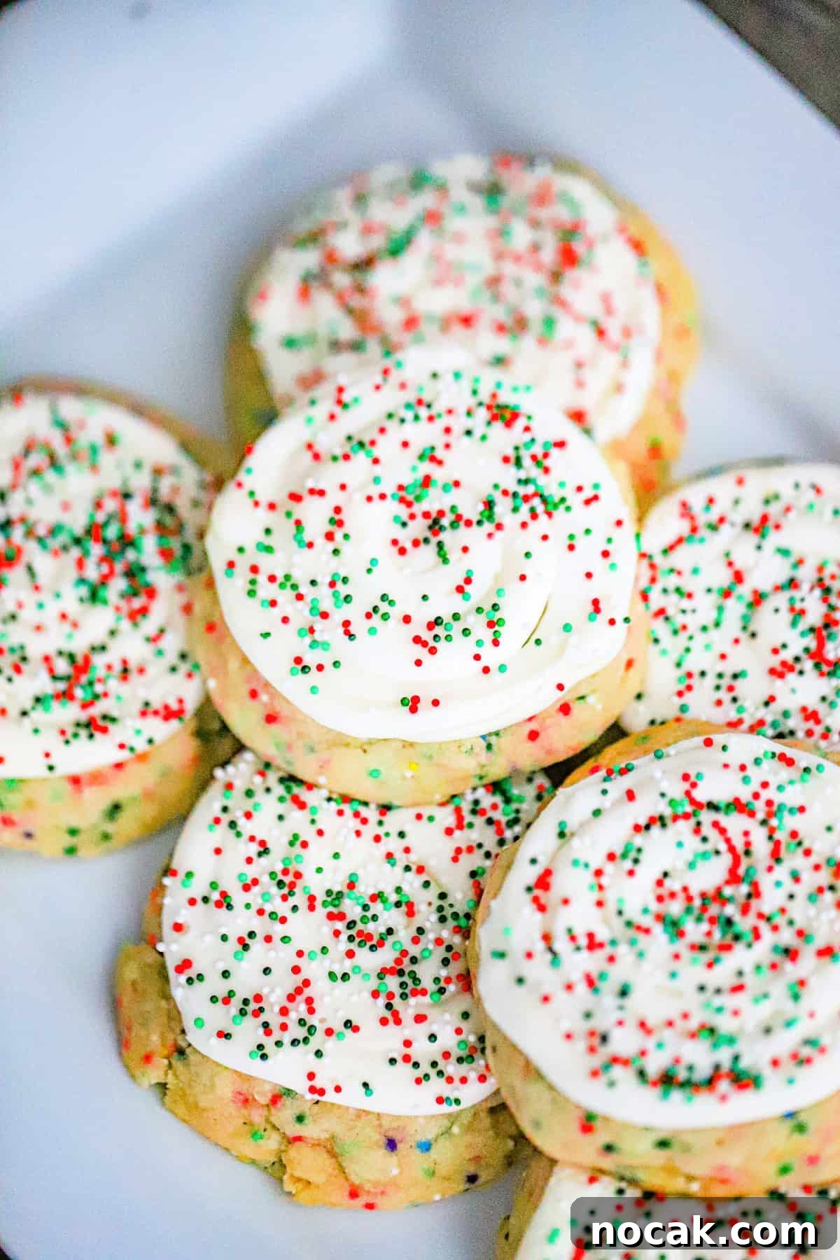Christmas Sugar Crumble Cookies Recipe: Festive Soft & Chewy Cookies 4 mixing cookie dough